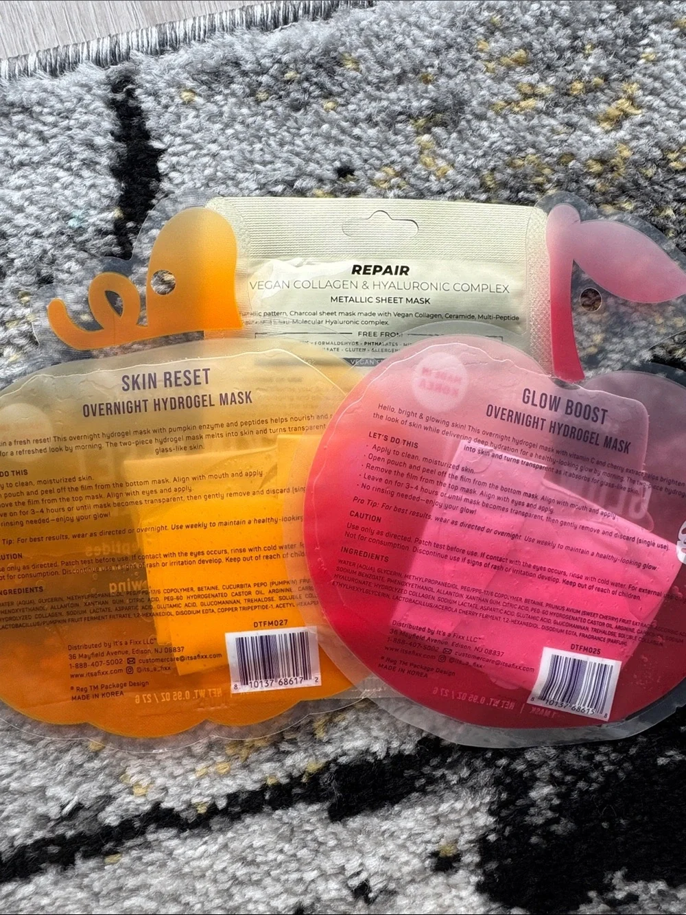 Korean Skincare Facial Mask- 3 Pc Set NEW 🏷️